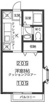 ボンベール国立の間取り画像