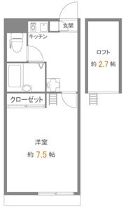 メインシティガーデン ベレノスの間取り画像