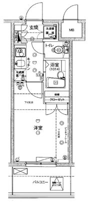 ハーモニーレジデンス文京白山の間取り画像