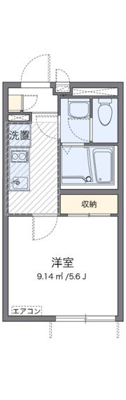 クレイノハイブリッジときわ通りの間取り画像