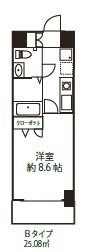 ドミール五反野の間取り画像
