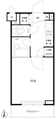 ルーブル大鳥居の間取り画像