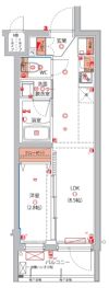 ハーモニーレジデンス東京八広THE SKYの間取り画像