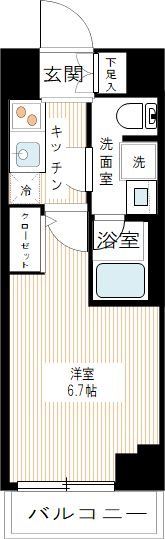 ARCOBALENO MUSASHIKOSUGIの間取り画像