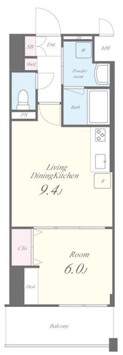 ラフィシア関内の間取り画像
