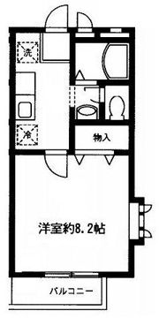 スクエア小杉 C棟の間取り画像
