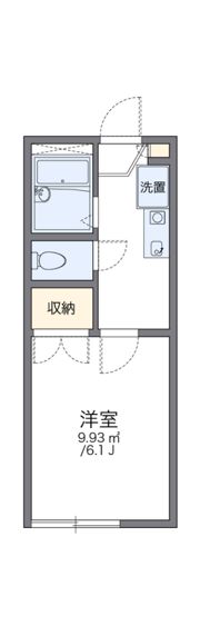 レオパレスグリーンヒルズ上水本町の間取り画像