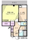 コーポスバルの間取り画像