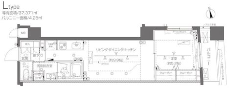 ZOOM大塚の間取り画像