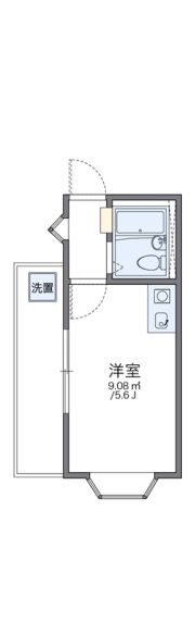 レオパレスTOSAの間取り画像