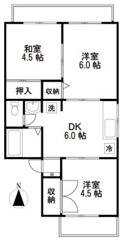 サンハイム西新井の間取り画像