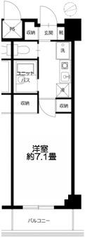 アーツ芝浦の間取り画像