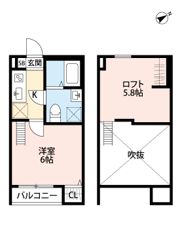 Fairy東村山の間取り画像
