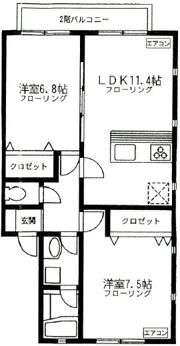 ノーブル スクエアIIIの間取り画像