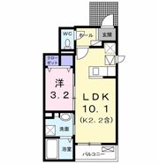 クレッシェ Vの間取り画像