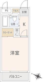 メゾン菊野台の間取り画像