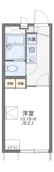 レオパレスステラート堀切Iの間取り画像