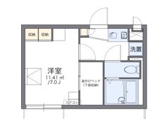 レオパレスクレインの間取り画像