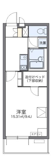 レオパレスソレーユIIIの間取り画像