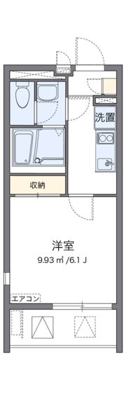 クレイノホワイトパレス23の間取り画像