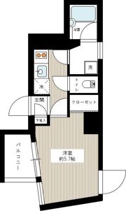 メビウス渋谷幡ヶ谷の間取り画像