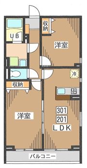 FLEX412の間取り画像