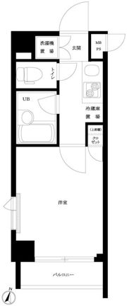 ルーブル武蔵小杉参番館の間取り画像