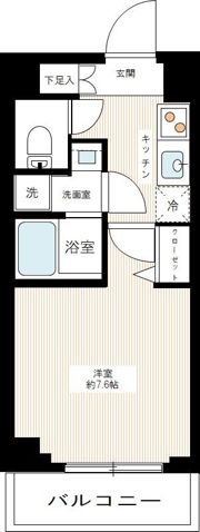 MAXIV武蔵新城の間取り画像
