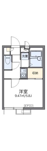 レオパレススターの間取り画像