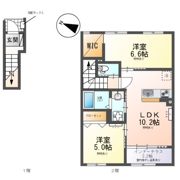 スカイブルームナツミ（Sky bloom Natsumi）の間取り画像