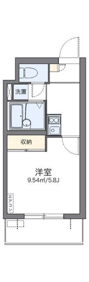 レオパレスオゥルの間取り画像