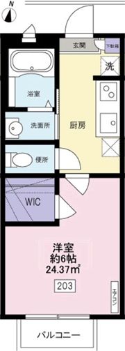 ソレイユの間取り画像