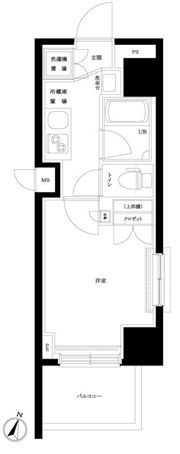 ルーブル大鳥居参番館の間取り画像