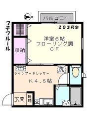 プチ・フルールの間取り画像