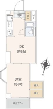 ウィンド聖蹟桜ヶ丘の間取り画像