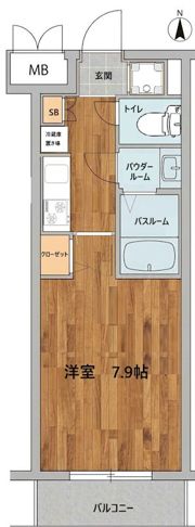 グランティアラ駒込の間取り画像