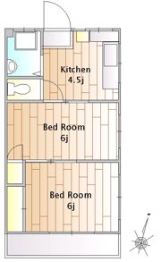 丸忠マンションの間取り画像