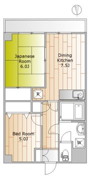メゾン貝塚の間取り画像