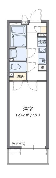 クレイノKOEMONふじの間取り画像