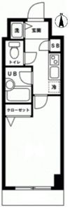 パークウェル高輪の間取り画像