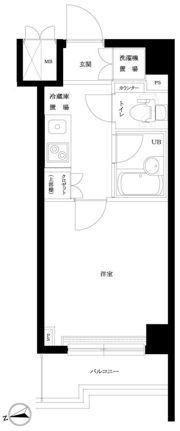 ルーブル二子多摩川の間取り画像