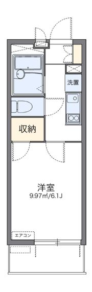 レオパレスセードルの間取り画像