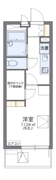 レオパレス日時計の間取り画像