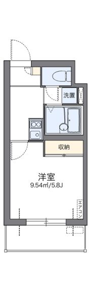 レオパレスソフィア 参番館の間取り画像
