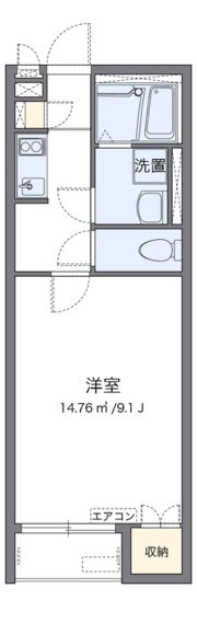 ミランダ桜荘の間取り画像