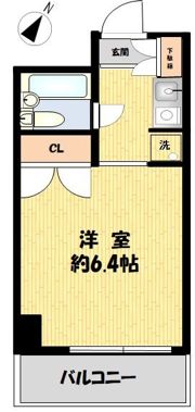 コスモ亀有Vの間取り画像