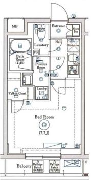 MINDお花茶屋の間取り画像