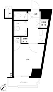 ルーブル白金高輪の間取り画像
