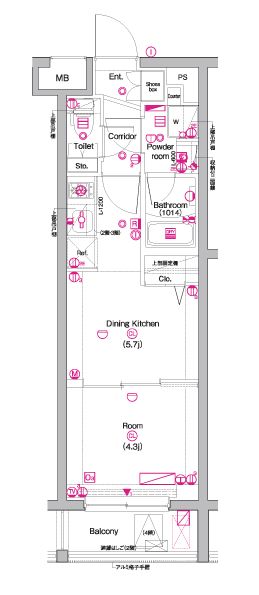 間取図