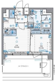 パティーナ住吉の間取り画像